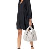 Women's @Caralynmirand Ruffle-Neck Tiered Mini Dress