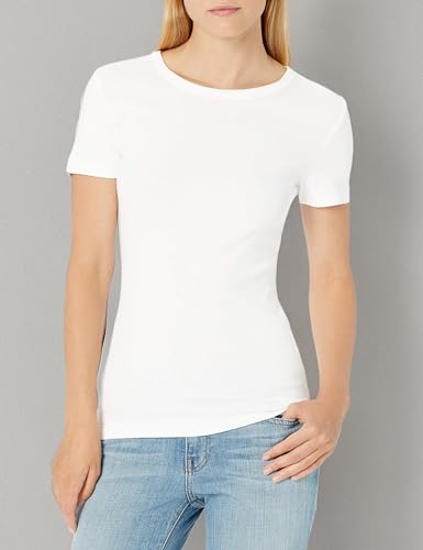 317fiRlNKSL.jpg Women's Slim-Fit Short-Sleeve Crewneck T-Shirt, Pack of 2