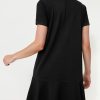 Women's Polo Dress Short Sleeve V Neck Ruffle Hem Casual Summer Golf Tennis Mini Shirt Dresses