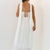 Flowy Chiffon Bridesmaid Dress with Scarf Strapless Formal Evening Dresses QA232