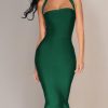 Women's V Neck Halter Fishtail Bandage Bodycon Dress Party