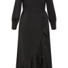 Women's Plus Size Maxi Dress-Oki