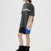 Graphic Tees Y2k Mens Oversized T Shirt Racing Washed Streetwear Shirts Unisex Casual Summer Tops