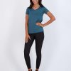 5 Pack Women’s Short Sleeve V-Neck Workout T-Shirts – Athletic Gym Fitness Pilates Plus Size Active Tees