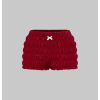 31bc4J7AEKL.jpg Women's 2 Piece Summer Cute Outfits Cherry Letter Print Bow Cami Top Ruched Bloomers Shorts Set