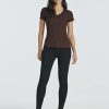 5 Pack: Women's Soft Ribbed Short Sleeve V-Neck T-Shirt Casual Summer Tee Shirts