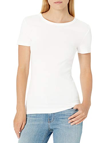 31g9PMpf9EL.jpg Women's Slim-Fit Short-Sleeve Crewneck T-Shirt, Pack of 2