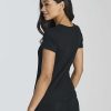 5 Pack: Women's Soft Ribbed Short Sleeve V-Neck T-Shirt Casual Summer Tee Shirts