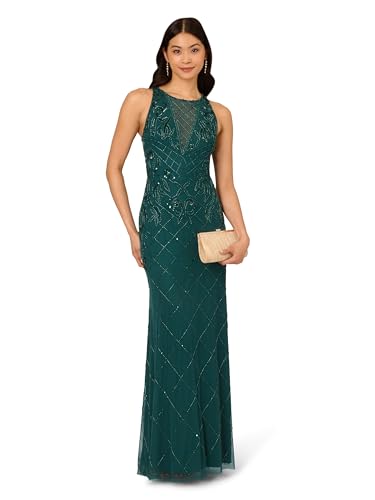 31m88PARQjL.jpg Women's Bead Halter Long Dress