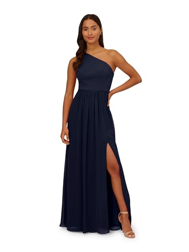 Women's One Shoulder Chiffon Gown