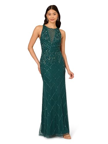 31wf7bqzTWL.jpg Women's Bead Halter Long Dress
