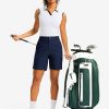 Women's 7" Hiking Cargo Shorts Quick Dry Lightweight Golf Outdoor Work Summer Travel Shorts with Pockets