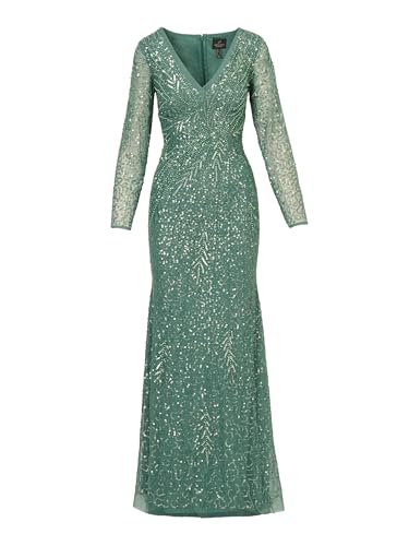 Women's Sleeve Bead Long Dress