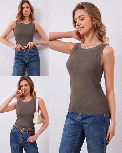 Women's Wool Blend Sweaters Non See Through All-Season Business Casual Tank 2025