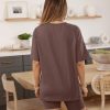 Womens 2 Piece Sets Summer Outfits 2025 Two Piece Lounge Set Matching Clothing Oversized Tshirts Biker Short Fashion