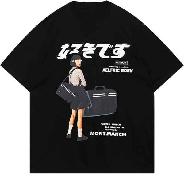 Mens Graphic Tees Oversized Creative Graffiti Short Sleeve Shirts Summer Casual Rapper Streetwear Y2k Tops Tshirt