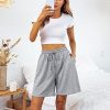 41RLdbyS8HL.jpg Women's Athletic Shorts Jogger Sweat Casual Loose Bermuda Shorts (Available in Plus Size)
