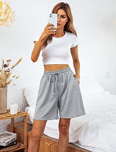 41RLdbyS8HL.jpg Women's Athletic Shorts Jogger Sweat Casual Loose Bermuda Shorts (Available in Plus Size)