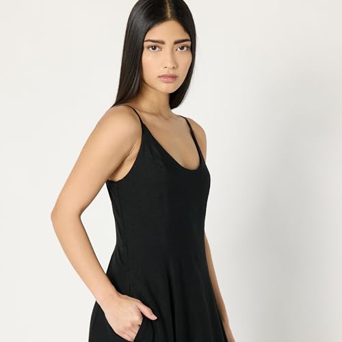 Women's Luna Scoop Neck Linen Maxi Dress