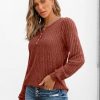 41Y-4zcOxwL.jpg Long Sleeve Henley Shirts Women's Business Casual Lightweight Tunic Sweater Tops