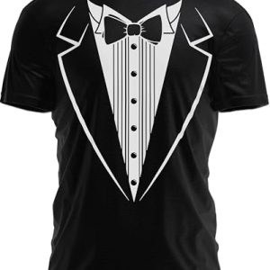 Tuxedo T-Shirt Classic Party Tee Funny Concert Festival Costume Shirt