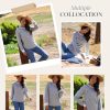 41ezAqlx4bL.jpg Long Sleeve Shirts for Women Casual Fashion Loose Fit Womens Tops Crewneck Basic Pullover Tunics
