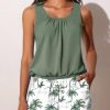 Blouson Women’s Tankini Swimsuits with Shorts Tummy Control Bathing Suits Side Pockets 2025