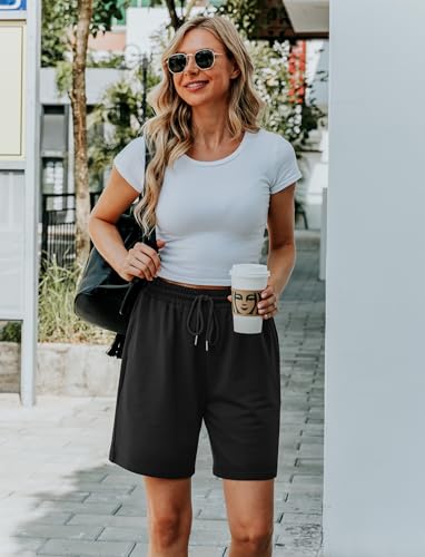 41mUWbLFzRL.jpg Women's Athletic Shorts Jogger Sweat Casual Loose Bermuda Shorts (Available in Plus Size)