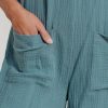 Women's Summer Sleeveless Overall Adjustable Loose Jumpsuit Beach Romper Travel Vacation Outfits with Pockets