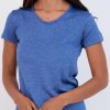 5 Pack Women’s Short Sleeve V-Neck Workout T-Shirts – Athletic Gym Fitness Pilates Plus Size Active Tees