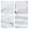 Mens Short Sleeve Cuban Camp Guayabera Shirt Linen Cotton Hippie Beach Button Down Shirts