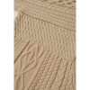 Women Cable Knit Sweater Dress Boat Neck High Waisted Knit Dresses Elbow Sleeves Solid Fall Trendy Casual Long Dress