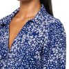 Women's Long Sleeve Collared Midi Shirtdress