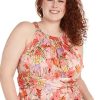 Women's Coral/Lavender Bloom Daytime Dress