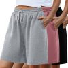 51y-W1HIt2L.jpg Women's Athletic Shorts Jogger Sweat Casual Loose Bermuda Shorts (Available in Plus Size)